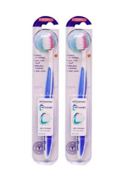 Sensodyne Extra Soft Toothbrush Set (Pack of 2, Multicolor, Enamel Protection)
