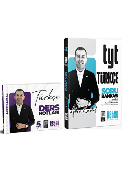 RETRO YAYINCILIK 2026 TYT Türkçe Çözümlü Soru Bankası + Video Ders Notları Retro Yayınları