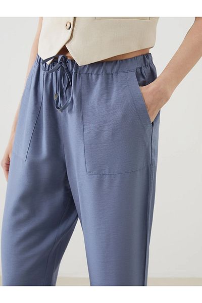 LC Waikiki Carrot Cut Women's Trousers with Elastic Waist