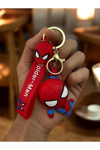 TAYEM Spiderman Spiderman Keychain, Luxury Large Size 3D Keychain and Bag Ornament, Accessory