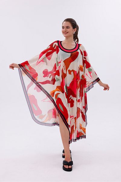 tarzınısec Kimono Long Pareo - Belt Model 240X135 cm