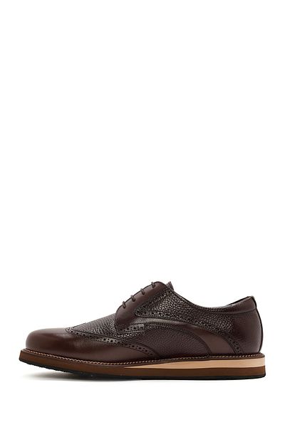 Derimod Men's Brown Lace-Up Leather Casual Shoes 25Wfd7045Ft