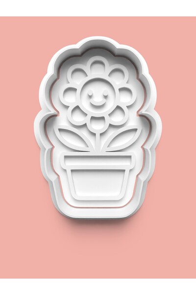 AKTASTORE قالب كوكيز على شكل زهرة لطيف وقالب عجينة السكر