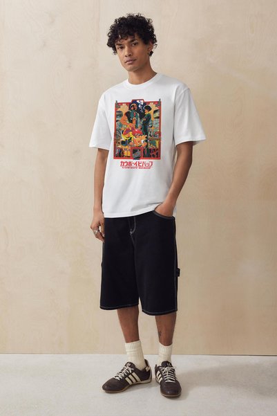 Tee&more. Unisex Oversize Cowboy Bebop Printed Premium T-Shirt
