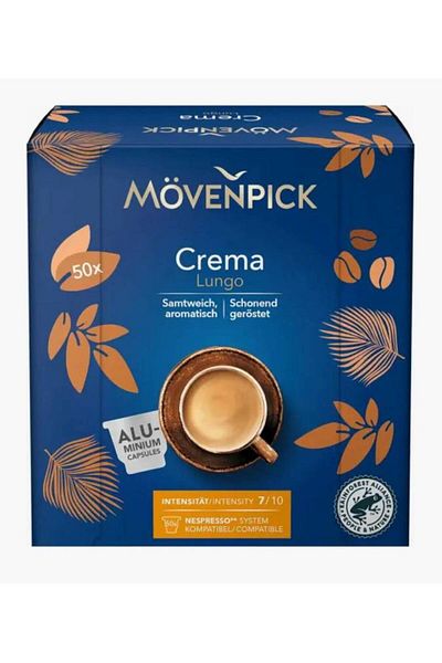 Mövenpick Crema Lungo Coffee Capsules 275g