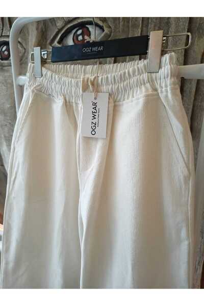 Scornic Ogz Wear Ham Keten Premium Kumaş Boyfriend Kalıp Erkek Pantolon