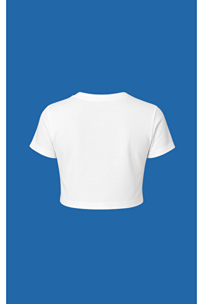 Altair Tr Captain America Marvel Printed Pinterest Type White Crop T-Shirt