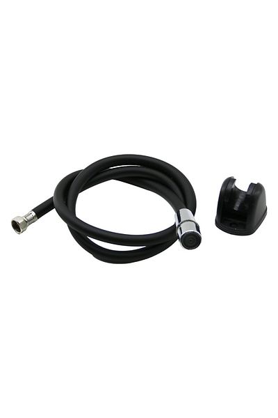 Findit Black Plastic Perlator Taharatmati̇k Hose 120cm (2818)