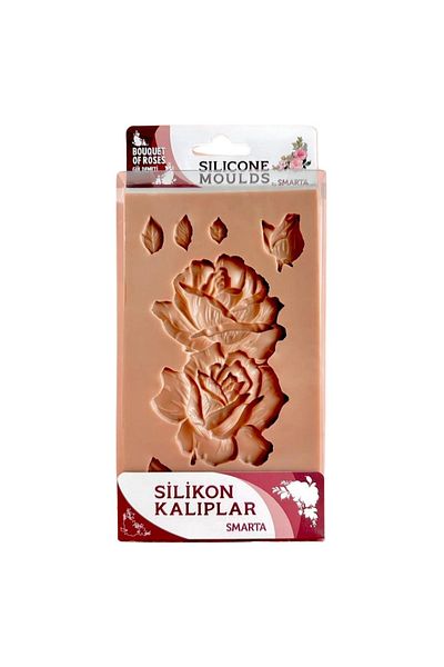 Art Tone Silicone Molds Rose Bunch 118X208X19Mm