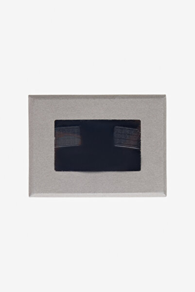 ALTINYILDIZ CLASSICS Erkek Siyah %100 Metal Kol Düğmesi