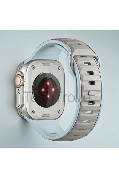 TechTrove Apple Watch Ultra 49mm Kordon Silikon Strap Kayış