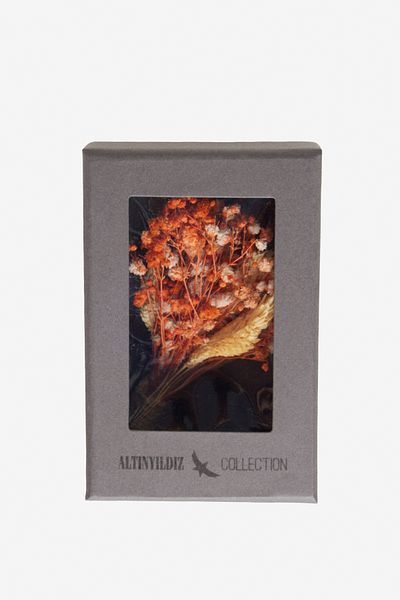 ALTINYILDIZ CLASSICS Ανδρικό μπουτονιέρα με μπεζ-πορτοκαλί σχέδιο