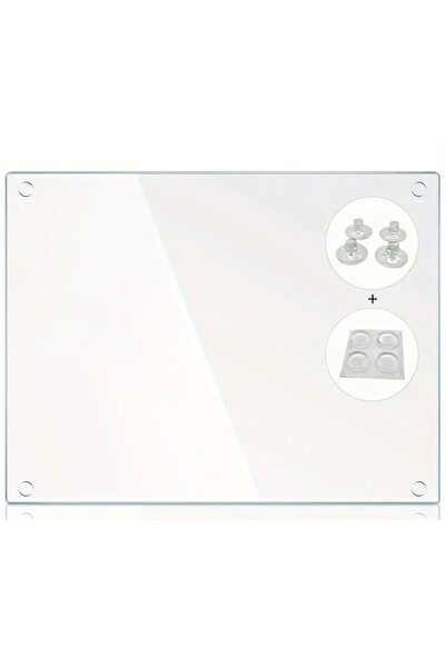 Maya 2-Piece Tempered (20X30Cm 25X35Cm) Glass Vegetable Fruit Chopping Cutting Board, Oval Edges