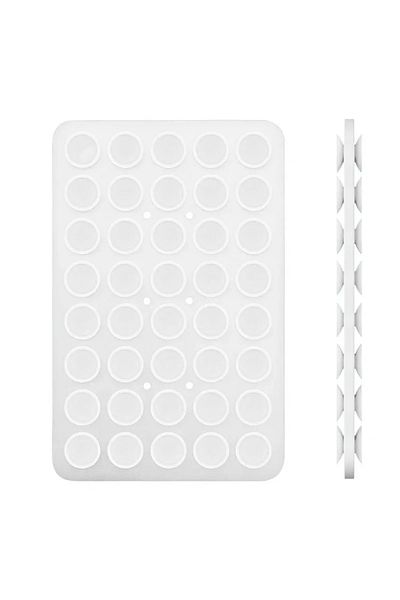 Choice White-1PC Double Sided Silicone Suction Cup For Mobile Phone Adhesive Silicone Rubber Sucker Pad Det