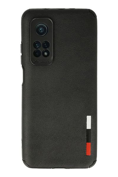 CepteToptan حافظة هاتف Xiaomi Mi 10T حلقة جلد سيليكون - أسود - MKİ4558-9404