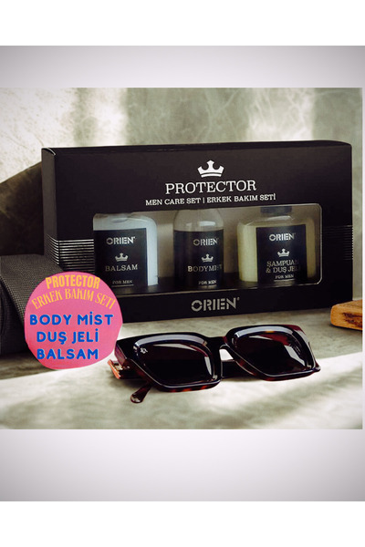 Orien Protector Erkek Bakım Seti (DEODORANT HEDİYE)