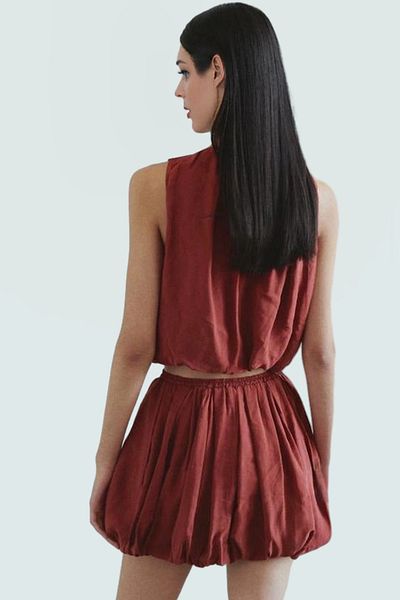PayBuy Modal Crop Blouse Thin Strap Comfortable Summer Casual Style Special Design Trend