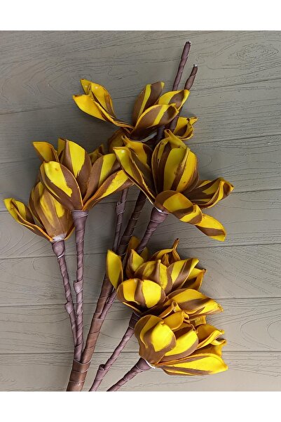 AKSOY YAPAY ÇİÇEK HARDAL LATEKS