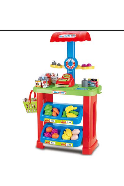 rexa Children's vegetable shop with scale and accessories