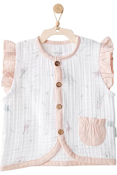 Wear Hype Andywawa ac25525 love family muslin vest ecru