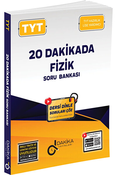 Dakika Yayınları TYT 20 DAKİKADA FİZİK SORU BANKASI