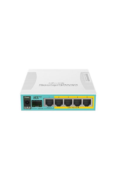 MIKROTIK RouterBOARD hEX RB960PGS - router - desktop | 4-portowy switch