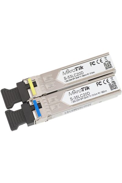 MIKROTIK Pereche de module SFP, 20 km SM 1.25G