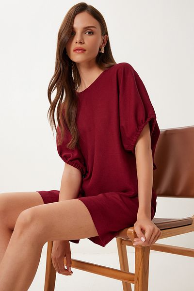 Lovelyİstanbul Linen Blouse Shorts Set