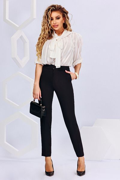 Atmosphere Fashion Elegant white blouse with stripes