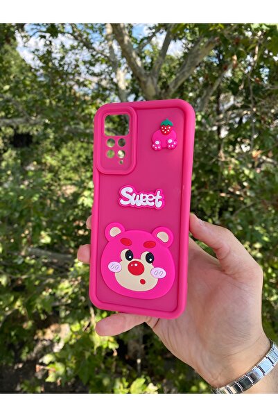 Merwish Xiaomi Redmi Note11 Pro Uyumlu Sweet Ayıcık 3D Figürlü Darbe Korumalı...