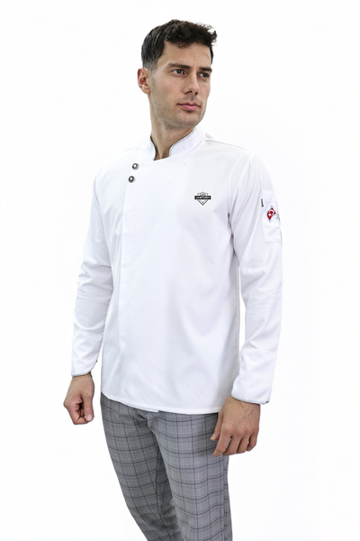 Das Uniform Çift düğmeli Şef Ceket Aşçı Kıyafeti Chef Aşçı Forması