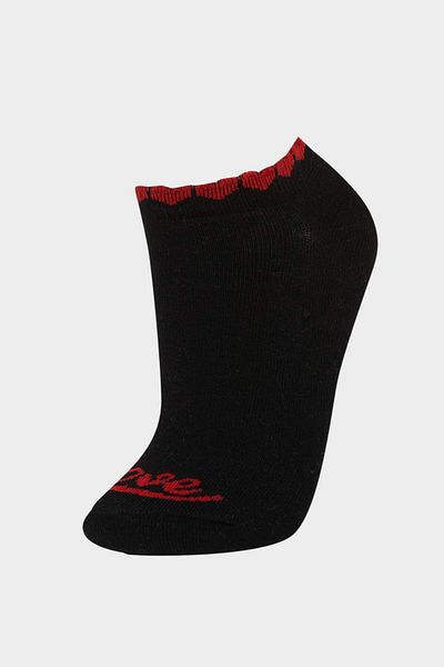 DeFacto Women's 5-Piece Cotton Booties Socks F5636Axns