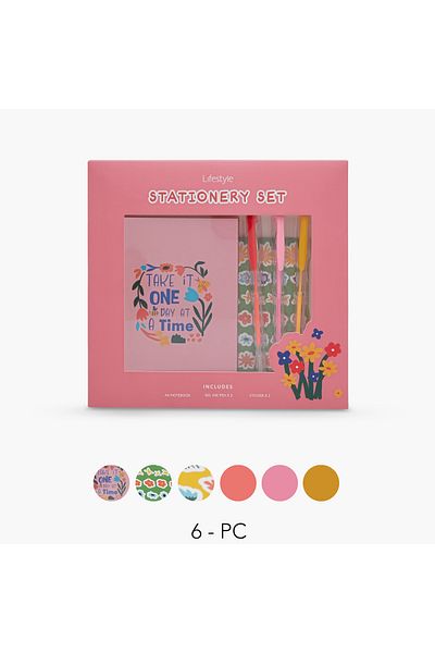 Syloon Floral Print Assorted Stationery Set