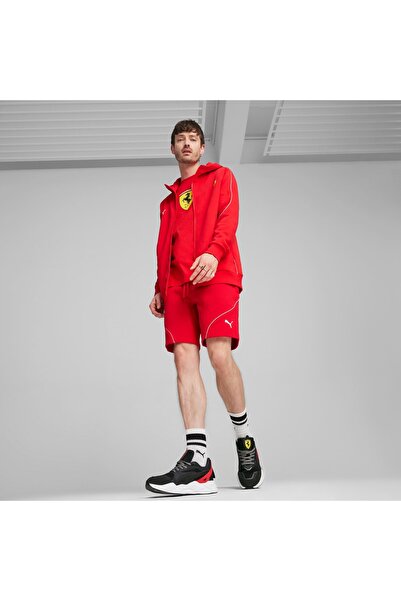 Puma Scuderia Ferrari Erkek Motorsport Race Kapüşonlu SWEAT Ceket