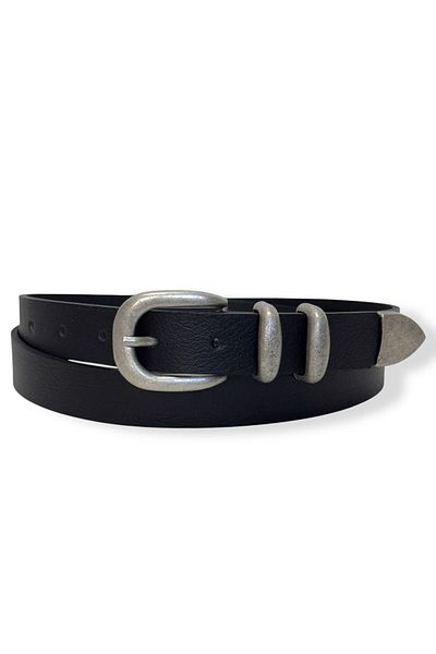 Gesa Men's 100% Genuine Leather Tin Plated Old Money Premium Men's Belt