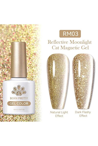 Born Pretty Moonlight Reflective Cat Magnetic Gel/Ay Işıltısı Reflective Kedi...