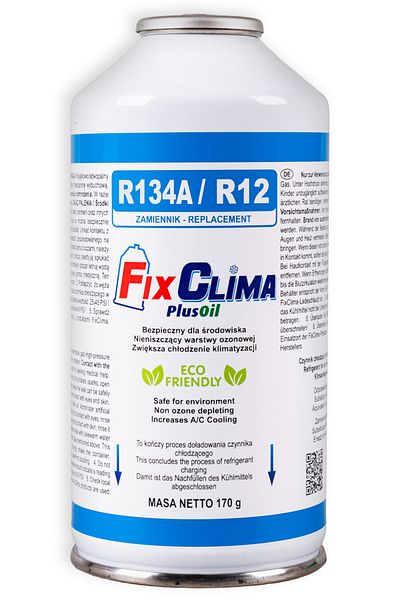 FixCla KIT DE UMPLERE AER CONDIȚIONAT CU AGENT FRIGORIFIC R134A 2X GAZ