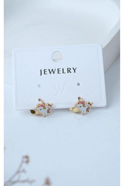 Jack Ferrero Figure Minelli Steel Children's Earrings