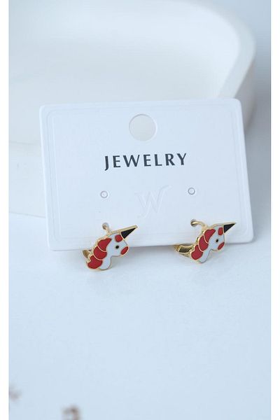 Jack Ferrero Figure Minelli Steel Children's Earrings