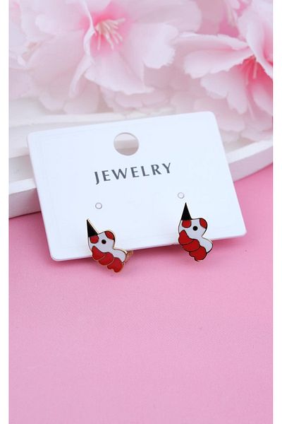 Jack Ferrero Figure Minelli Steel Children's Earrings