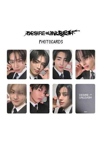 Kpop Dünyasi Enhypen'' Desire : Unleash'' Photocards Set Pob 1