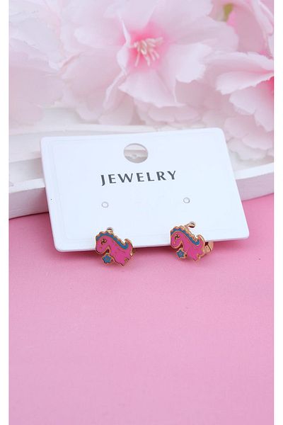 Jack Ferrero Figure Minelli Steel Children's Earrings