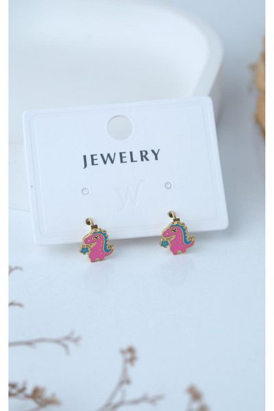 Jack Ferrero Figure Minelli Steel Children's Earrings