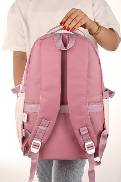 Fiyaka Rlx-2059 School Backpack Student Daily Travel Holiday Sports Walking Trip Purple