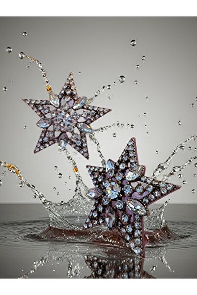 SOFIAS ZOO Beyaz Taşlı Yıldız Küpe