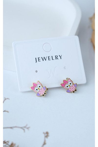 Jack Ferrero Figure Minelli Steel Children's Earrings