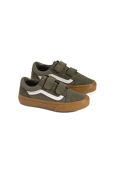 Vans Old Skool V Children's Casual Shoes Vn000Cyagrn1 Green