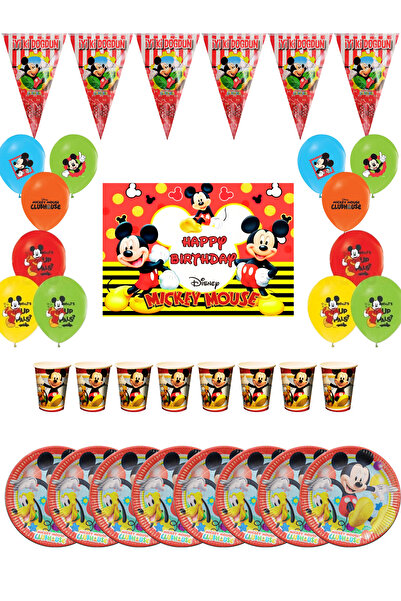 snowparty Set de ornamente și accesorii pentru petrecerea de aniversare Micke...