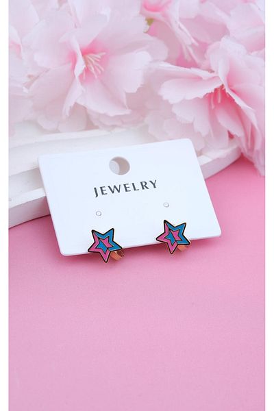Jack Ferrero Figure Minelli Steel Children's Earrings