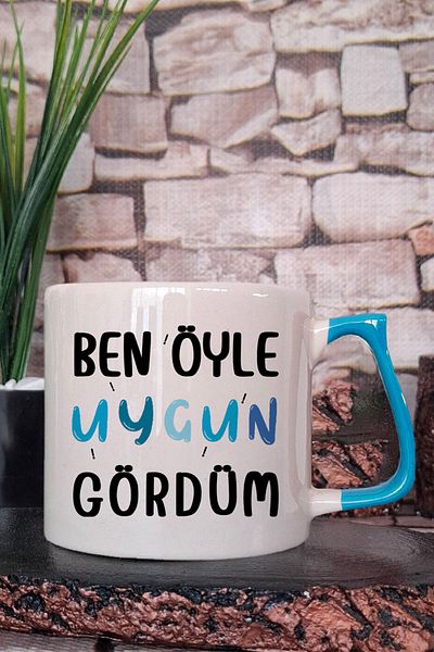 qoeuyl boutique I Looked so Suitable Text Printed Fun Gift Colorful Handled Cup-Mug Cup